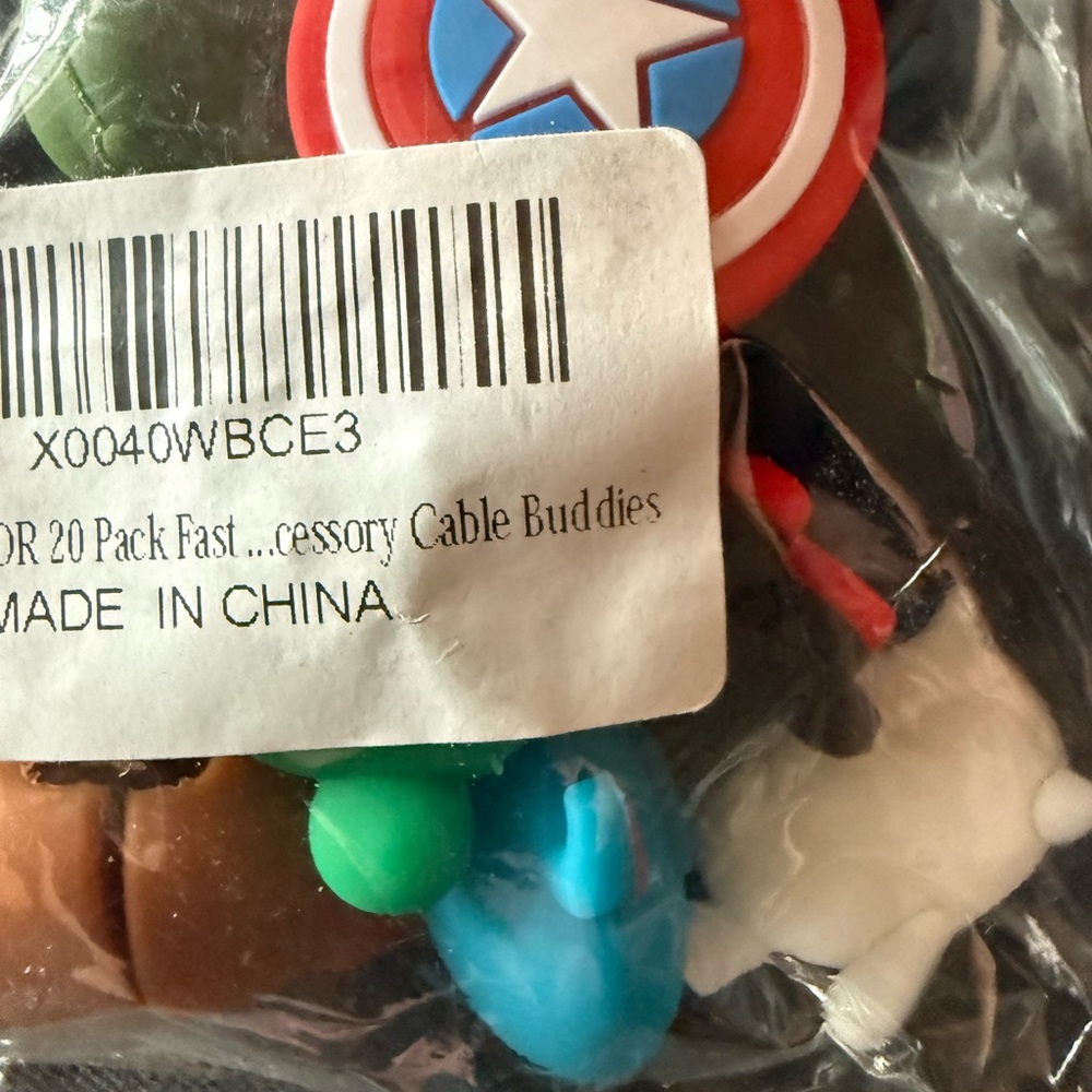 New 20 Pack of Characters for Cable Buddies. Phone chargers any Cable Addition - Picture 7 of 7